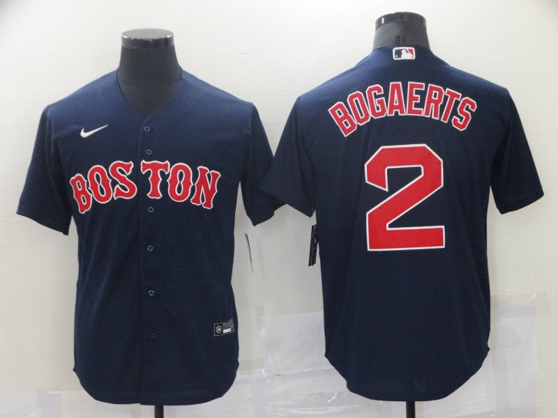Men's Boston Red Sox Xander Bogaerts #2 Navy Baseball Jersey